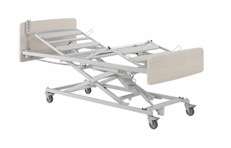 Un lit médicalisé en location avec plicature pour permettre la flexion du genou et le mouvement de l'articulation à Marseille