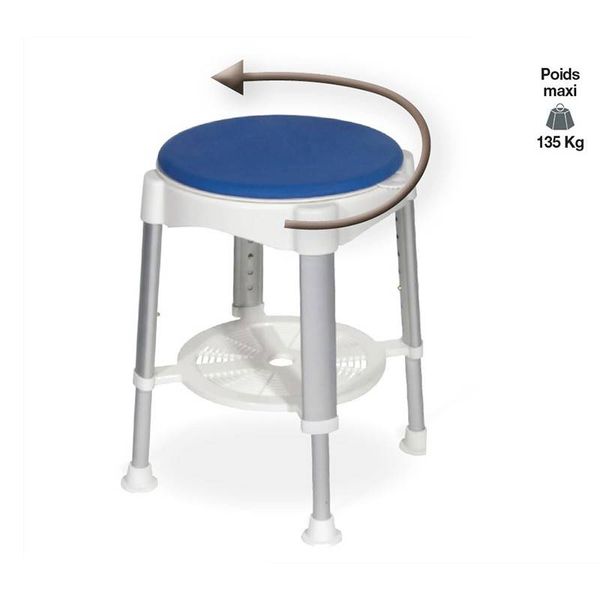 Tabouret de douche pliable